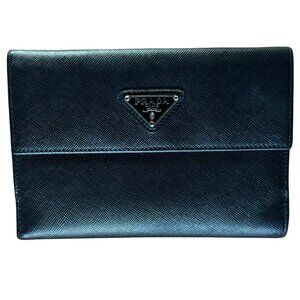 Vintage PRADA Bifold Wallet 100% leather